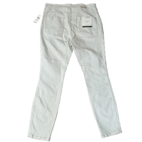 Anthropologie Pilcro NWT High Rise Skinny Pin Striped Jeans - Picture 3 of 9